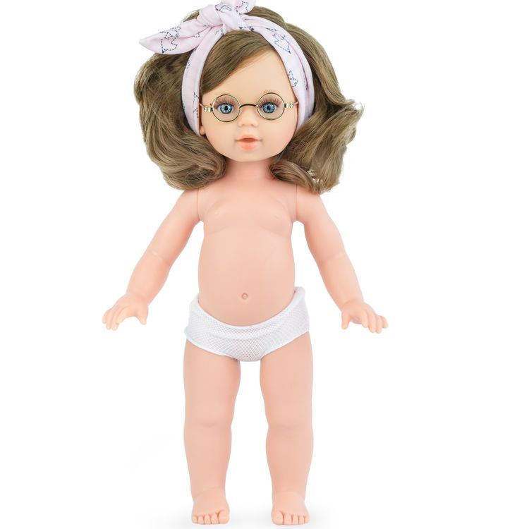 Puppe Anna mit Hinweisen zum Hersteller, 6-teiliger Bekleidung und Kreatives Spielen