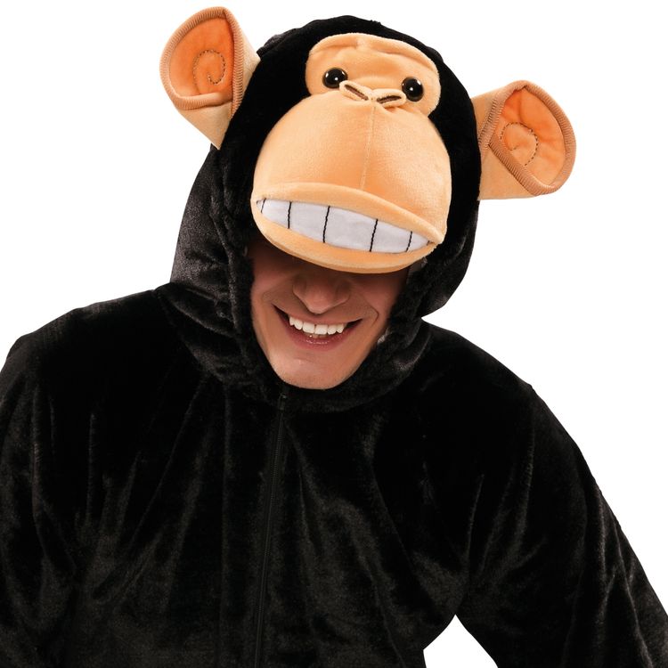 Affen Kostüm Schimpanse Charly für Erwachsene Affen Kostüm Schimpanse Charly für Erwachsene von Vorne