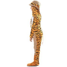 Dschungel Kostüm Wendekostüm Jäger & Tiger 2-in-1 Safari-Abenteuer für Kinder von Vorne und von Hinten