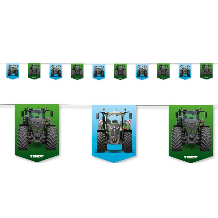 Fendt Traktor Party-Set Landmaschine Party-Deko für Kinder bestehend aus 65 Teilen