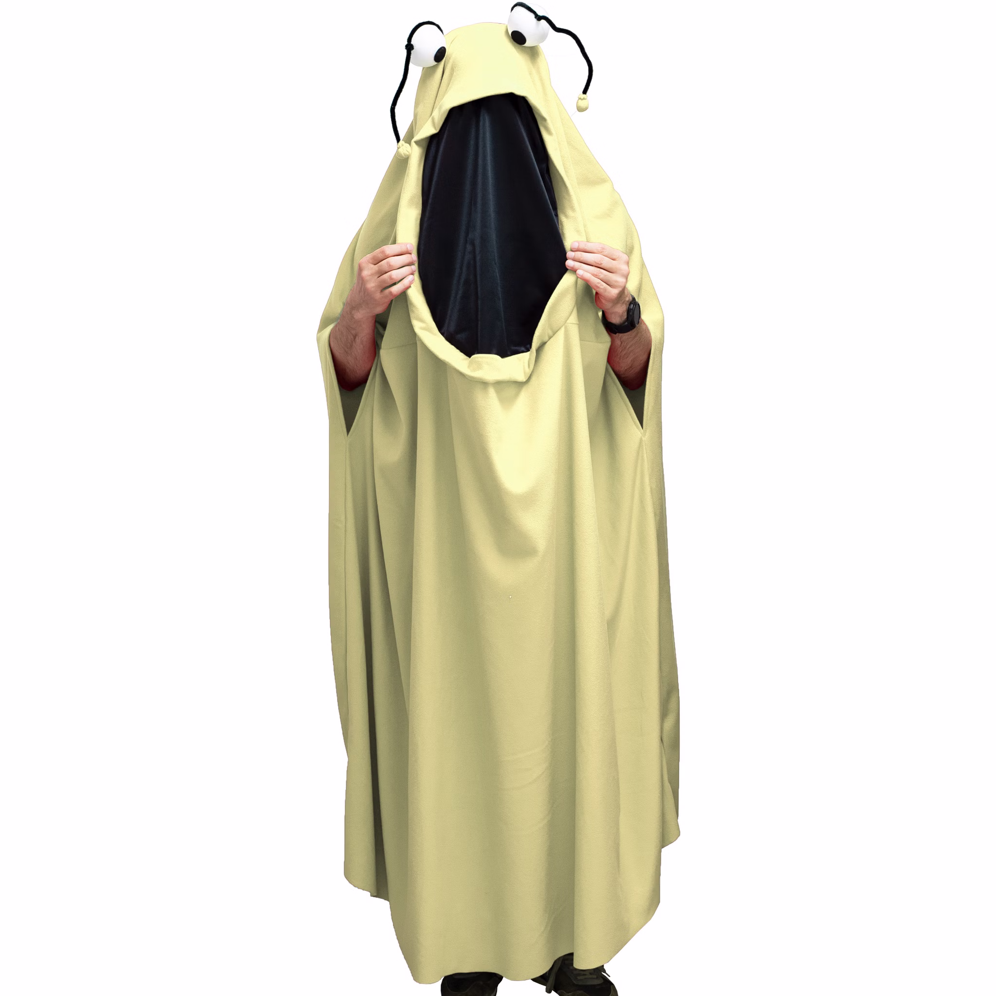 Monster Kostüme Bunte Monsterbande für 4 Personen Gruppenkostüm für Erwachsene Einheitsgröße Fasching Karneval Mottoparty JGA Eierfarbenes Monster von Vorne