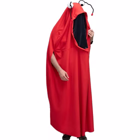 Rotes Monster seitlich von Vorne
