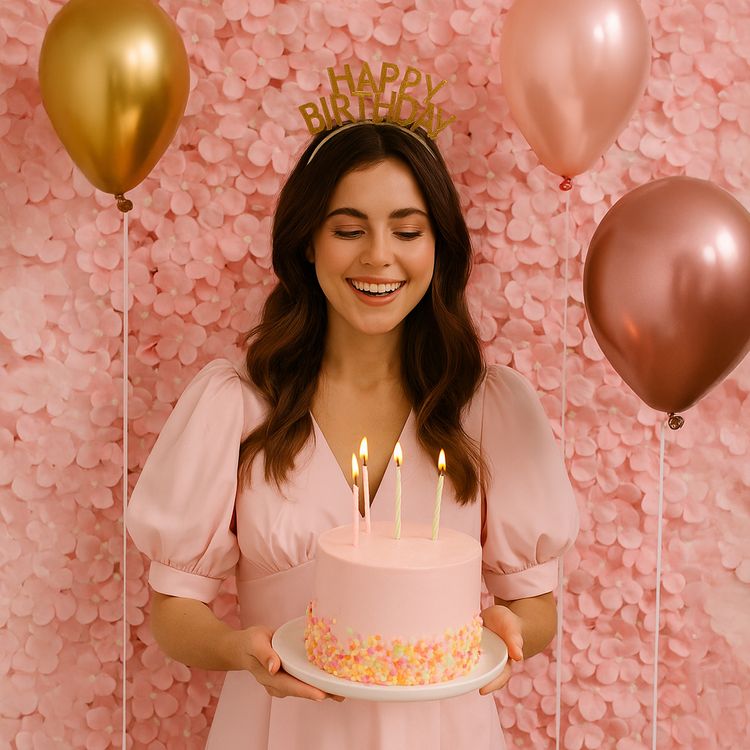 Rosa Hortensien-Blumenpaneel 60x40 cm aus Kunstblumen – dekorative Wanddeko für Hochzeit und Geburtstag.