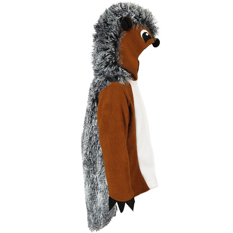 Igel Kostüm Igelchen Iggy für Kinder Fröhliches Kind in Igelkostüm mit weichem Bauchstoff und plüschiger Rückseite in Stacheloptik