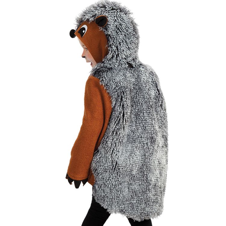 Igel Kostüm Igelchen Iggy für Kinder Fröhliches Kind in Igelkostüm mit weichem Bauchstoff und plüschiger Rückseite in Stacheloptik