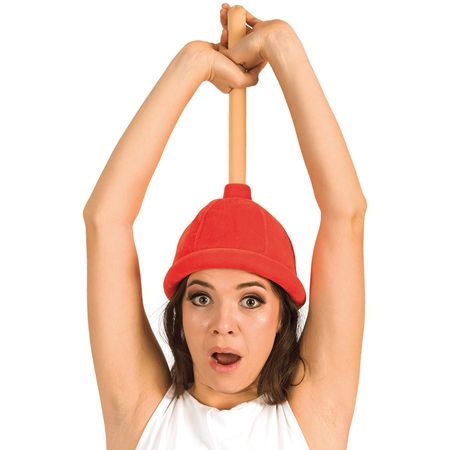 Pömpel Hut Pumpfix KW 58 cm Kostüm-Zubehör für Erwachsene