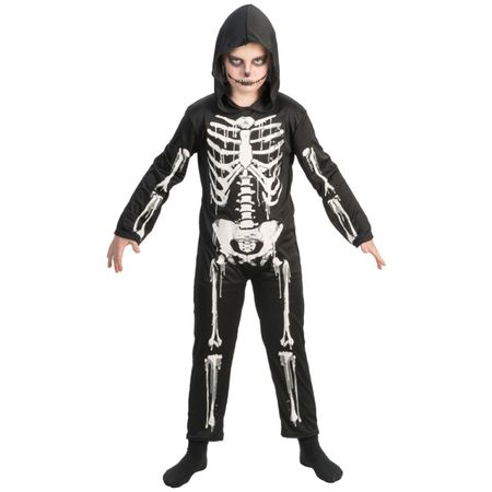 Skelett Kostüm Halloween Knochen Ribsy für Kinder