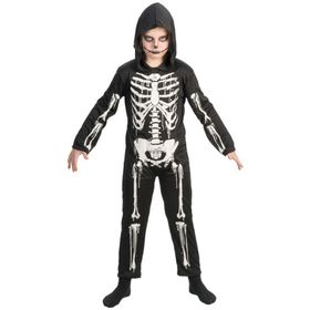 Skelett Kostüm Halloween Knochen Ribsy für Kinder