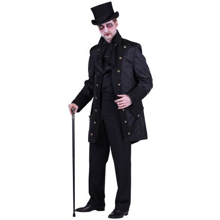 Gothic Kostüm Halloween Vampirlord Herr der Finsternis für Herren