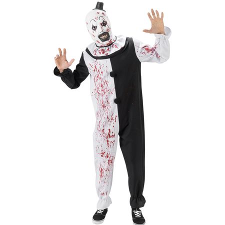 Terrifier Art the Clown Halloween Deluxe Kostüm mit Maske für Herren
