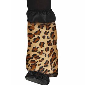 Mädchen im Leopard Kostüm „Wildkatze Luna“ mit Kapuze, Rock und Beinwärmern.