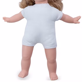 Puppe Stella 42 cm mit Softbody, langen Haaren und Schlafaugen für Kinder Spielpuppe Spielzeug Spielwaren für Kinder Geschenkidee Puppe Stella mit Softbody ohne Kleidung – weicher Stoffkörper ideal für Kinderhände und einfaches An- und Ausziehen.