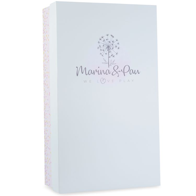 Spielpuppe Stella 42 cm mit Softbody, langen Haaren, Schlafaugen und 4-teiligem Outfit – kreative Kinderpuppe zum Spielen und Kuscheln.