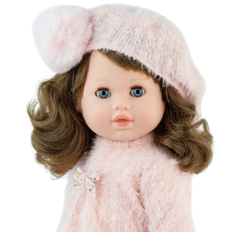 Spielpuppe Stella 42 cm mit Softbody, langen Haaren, Schlafaugen und 4-teiligem Outfit – kreative Kinderpuppe zum Spielen und Kuscheln.