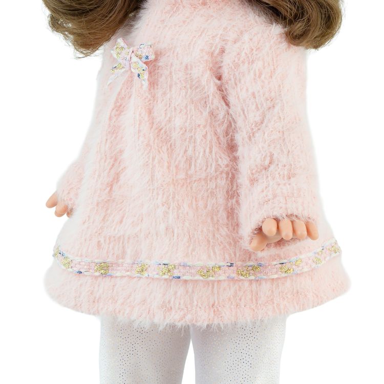 Spielpuppe Stella 42 cm mit Softbody, langen Haaren, Schlafaugen und 4-teiligem Outfit – kreative Kinderpuppe zum Spielen und Kuscheln.