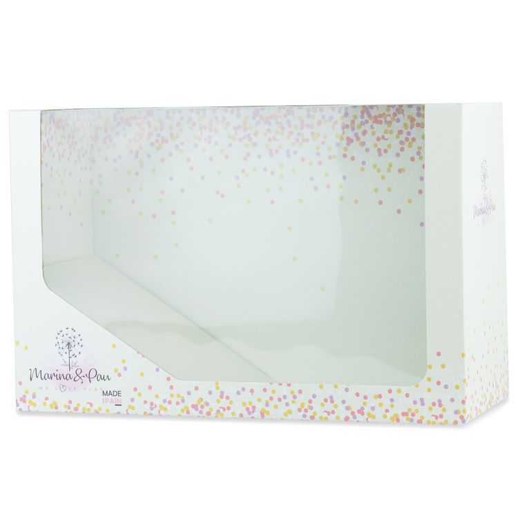 Babypuppen-Set Lia mit 5 Teilen inklusive Schnuller, Windel und Babyflasche, kreative Spielmöglichkeiten.