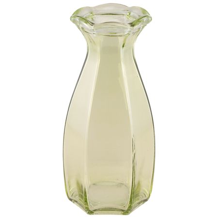 Glasvase Corolle 20 cm elegante Blumenvase Vintage Tisch-Deko