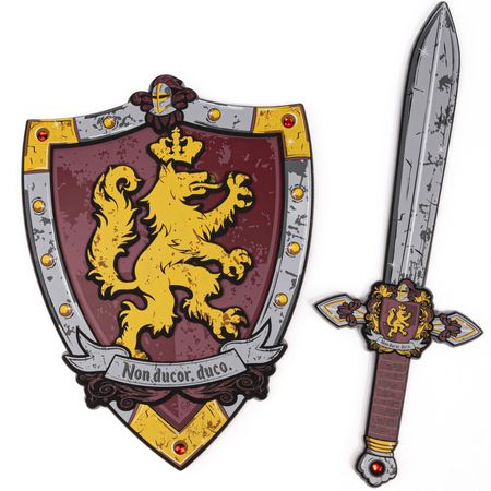 Ritter Schwert & Schild Set Kinder aus EVA Schaumstoff weich Mittelalter