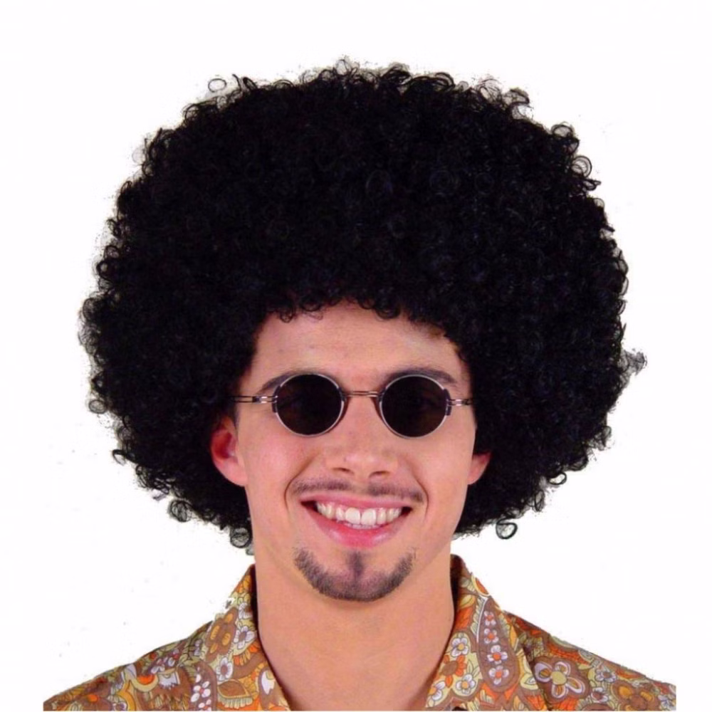 Afro-Perücke schwarz Lockenkopf für Erwachsene Onesize Kostüm-Zubehör Perücke Fasching Karneval Mottoparty Schlagermove Afro-Perücke schwarz Lockenkopf für Erwachsene Onesize Kostüm-Zubehör Perücke Fasching Karneval Mottoparty Schlagermove