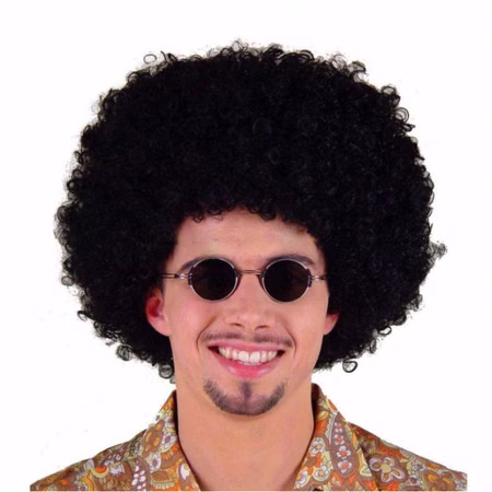 Afro-Perücke schwarz Lockenkopf für Erwachsene Onesize Kostüm-Zubehör Perücke Fasching Karneval Mottoparty Schlagermove Afro-Perücke schwarz Lockenkopf für Erwachsene Onesize Kostüm-Zubehör Perücke Fasching Karneval Mottoparty Schlagermove