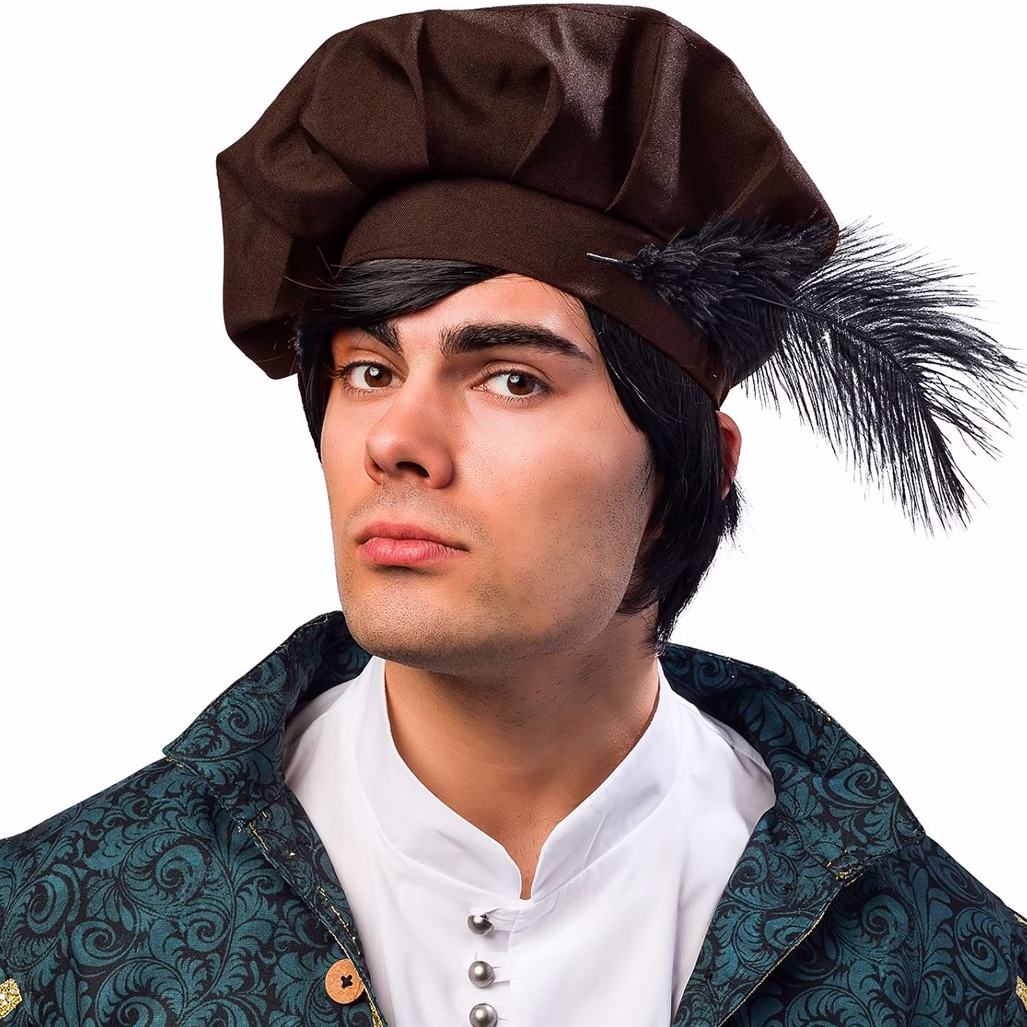 Mittelalter Mütze Barett braun KW 59 cm für Herren Kostüm-Zubehör Burgfest Mittelaltermode Ritterfest Fasching Karneval Mottoparty Accessoire Mittelalter Mütze Barett braun KW 59 cm für Herren Kostüm-Zubehör Burgfest Mittelaltermode Ritterfest Fasching Karneval Mottoparty Accessoire