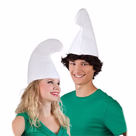 Weiße Schlumpf-Mütze Zwerg Wichtel Kostüm-Zubehör Onesize SALE Fasching Karneval Mottoparty Märchen Weiße Schlumpf-Mütze Zwerg Wichtel Kostüm-Zubehör Onesize SALE Fasching Karneval Mottoparty Märchen