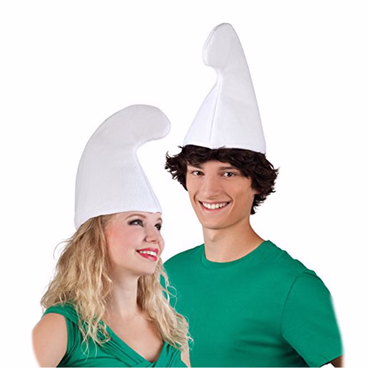 Weiße Schlumpf-Mütze Zwerg Wichtel Kostüm-Zubehör Onesize SALE Fasching Karneval Mottoparty Märchen Weiße Schlumpf-Mütze Zwerg Wichtel Kostüm-Zubehör Onesize SALE Fasching Karneval Mottoparty Märchen