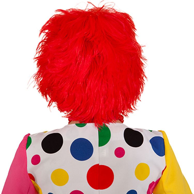 Perücke Clown Rot Clownsperücke für Erwachsene Perücke Clown Rot Clownsperücke für Erwachsene von Vorne