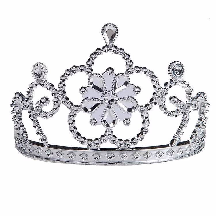 Prinzessin Diadem Cindy Krone silbern 11 x 8 cm für Kinder & Erwachsene Kostüm-Zubehör Prinzessin Accessoire Fasching Karneval Mottoparty Prinzessin Diadem Cindy Krone silbern 11 x 8 cm für Kinder & Erwachsene Kostüm-Zubehör Prinzessin Accessoire Fasching Karneval Mottoparty