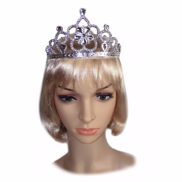 Prinzessin Diadem Cindy Krone silbern 11 x 8 cm für Kinder & Erwachsene Kostüm-Zubehör Prinzessin Accessoire Fasching Karneval Mottoparty Prinzessin Diadem Cindy Krone silbern 11 x 8 cm für Kinder & Erwachsene Kostüm-Zubehör Prinzessin Accessoire Fasching Karneval Mottoparty