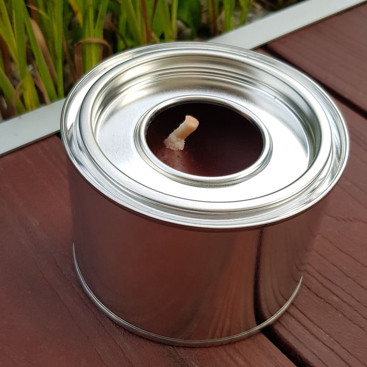 Fackeltopf mit 10h Brennzeit Flammenschale Feuertopf Gartendeko