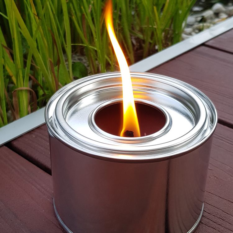Fackeltopf mit 10h Brennzeit Flammenschale Feuertopf Gartendeko