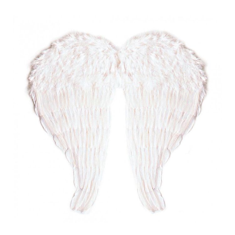 Engelsflügel  weiß aus echten Federn 47 x 47 cm Kostüm-Zubehör Engel Engel-Kostüm Accessoire Weihnachtsengel Weihnachten Fasching Karneval Mottoparty