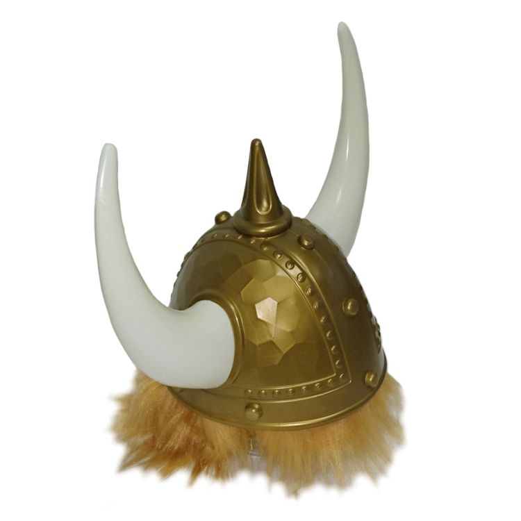 Wikinger-Helm mit Hörnern & rotbraunen Haaren KW 59 cm für Herren Wikinger-Helm mit Hörnern & rotbraunen Haaren KW 59 cm für Herren Kostüm-Zubehör Fasching Karneval Mottoparty