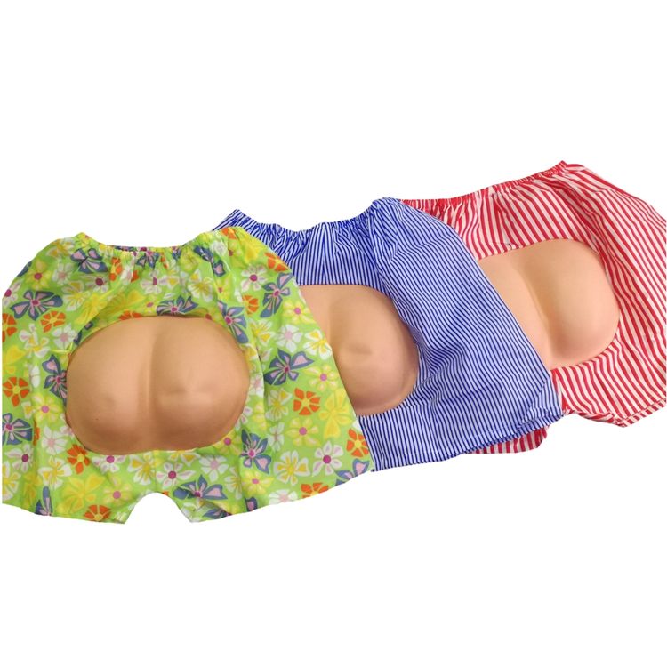 Shorts mit Arschbacken lustiges Po nackter Hintern für Herren Shorts mit Arschbacken lustiges Po nackter Hintern für Herren JGA Kostüm-Zubehör Spaßkostüm Fasching Karneval Mottoparty Accessoire
