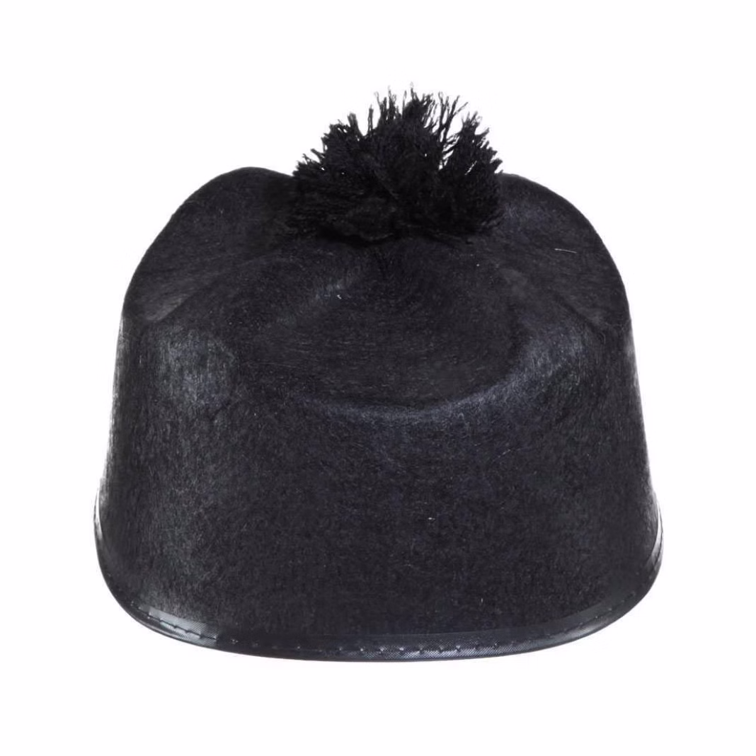 Pfarrer Hut schwarz Pastorenhut für Herren Kostüm-Zubehör Fasching Karneval Mottoparty Accessoire Pfarrer Hut schwarz Pastorenhut für Herren Kostüm-Zubehör Fasching Karneval Mottoparty Accessoire