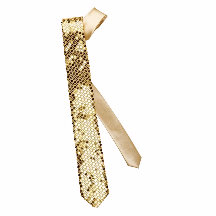 Pailletten Krawatte gold Langbinder für Erwachsene Kostüm-Zubehör Las Vegas Casino Accessoire Fasching Karneval Mottoparty Geburtstag Silvester-Party Pailletten Krawatte gold Langbinder für Erwachsene Kostüm-Zubehör Las Vegas Casino Accessoire Fasching Karneval Mottoparty Geburtstag Silvester-Party