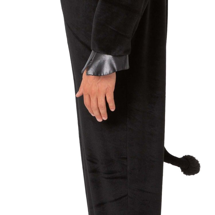 Stier Kostüm Overall schwarz für Herren Stier Kostüm von Vorne