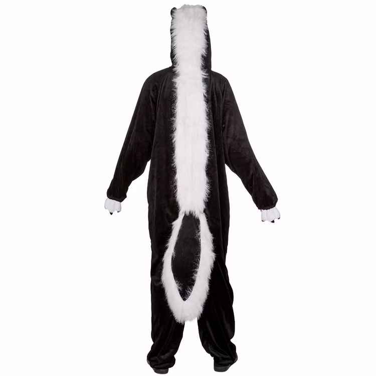 Stinktier Kostüm Skunky für Herren Gr. 54- 58 schwarz weiß Tier Tierkostüm Plüsch Fasching Karneval Mottoparty Stinktier Kostüm Skunky für Herren Gr. 54- 58 schwarz weiß Tier Tierkostüm Plüsch Fasching Karneval Mottoparty
