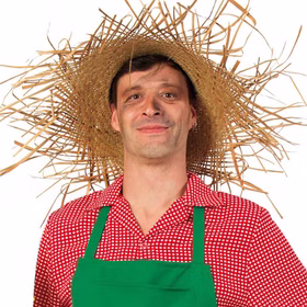 XXL Strohhut Tom Vogelscheuche 70 cm KW 58 cm Kostüm-Zubehör für Erwachsene Gärtner Vogelscheuche Accessoire Kopfbedeckung Fasching Karneval Mottoparty XXL Strohhut Tom Vogelscheuche 70 cm KW 58 cm Kostüm-Zubehör für Erwachsene Gärtner Vogelscheuche Accessoire Kopfbedeckung Fasching Karneval Mottoparty