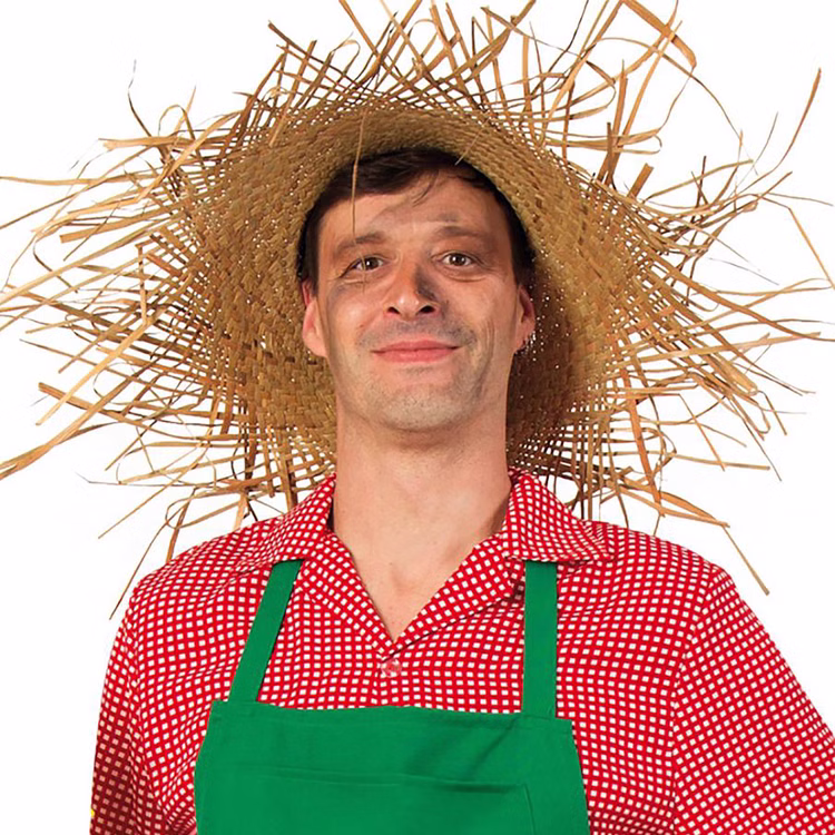 XXL Strohhut Tom Vogelscheuche 70 cm KW 58 cm Kostüm-Zubehör für Erwachsene Gärtner Vogelscheuche Accessoire Kopfbedeckung Fasching Karneval Mottoparty XXL Strohhut Tom Vogelscheuche 70 cm KW 58 cm Kostüm-Zubehör für Erwachsene Gärtner Vogelscheuche Accessoire Kopfbedeckung Fasching Karneval Mottoparty