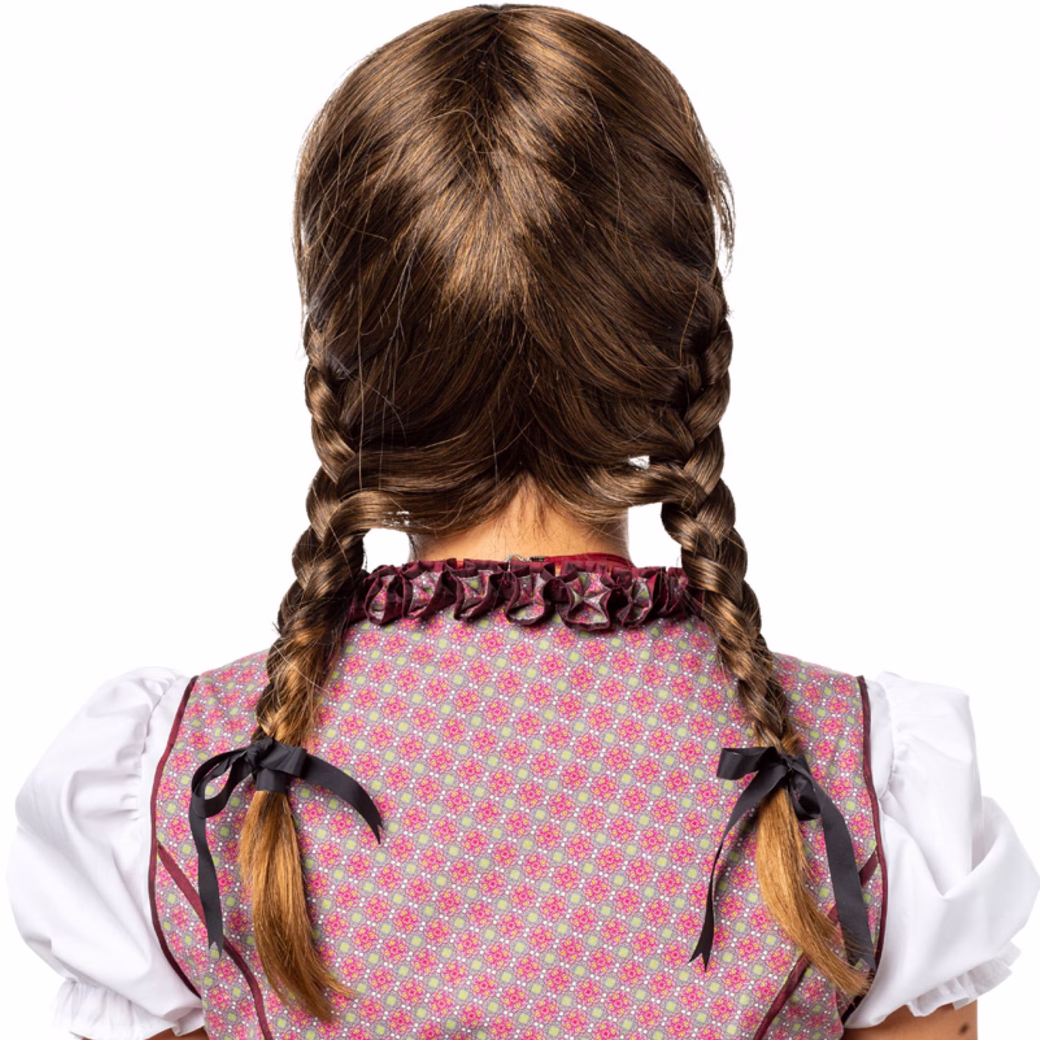 Perücke mit geflochtenen Zöpfen Lena braun Zopfperücke für Damen Oktoberfest Wiesn Wasen Kostüm-Zubehör Fasching Karneval Mottoparty Perücke mit geflochtenen Zöpfen Lena braun Zopfperücke für Damen Oktoberfest Wiesn Wasen Kostüm-Zubehör Fasching Karneval Mottoparty