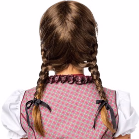 Perücke mit geflochtenen Zöpfen Lena braun Zopfperücke für Damen Oktoberfest Wiesn Wasen Kostüm-Zubehör Fasching Karneval Mottoparty Perücke mit geflochtenen Zöpfen Lena braun Zopfperücke für Damen Oktoberfest Wiesn Wasen Kostüm-Zubehör Fasching Karneval Mottoparty