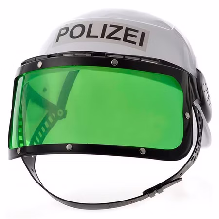 Polizeihelm mit Visier KW 58 cm Kostüm-Zubehör für Kinder Berufe Polizei Polizist Fasching Karneval Mottoparty Kindergeburtstag Rollenspiel Polizeihelm mit Visier KW 58 cm Kostüm-Zubehör für Kinder Berufe Polizei Polizist Fasching Karneval Mottoparty Kindergeburtstag Rollenspiel