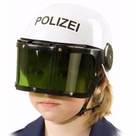 Polizeihelm mit Visier KW 58 cm Kostüm-Zubehör für Kinder Berufe Polizei Polizist Fasching Karneval Mottoparty Kindergeburtstag Rollenspiel Polizeihelm mit Visier KW 58 cm Kostüm-Zubehör für Kinder Berufe Polizei Polizist Fasching Karneval Mottoparty Kindergeburtstag Rollenspiel