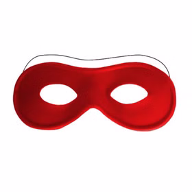 Domino Augenmaske rot aus Textil Kostüm-Zubehör Onesize Fasching Karneval Mottoparty Maskenball Accessoire Domino Augenmaske rot aus Textil Kostüm-Zubehör Onesize Fasching Karneval Mottoparty Maskenball Accessoire