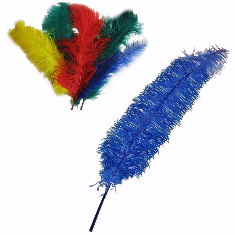 Straußenfeder blau 35-40 cm Kostüm-Zubehör Fasching Karneval Mottoparty Bastelbedarf DIY Straußenfeder blau 35-40 cm Kostüm-Zubehör Fasching Karneval Mottoparty Bastelbedarf DIY