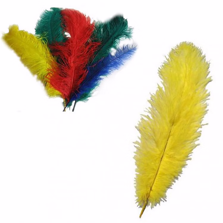 Straußenfeder gelb 35-40 cm Kostüm-Zubehör Fasching Karneval Mottoparty Bastelbedarf DIY Straußenfeder gelb 35-40 cm Kostüm-Zubehör Fasching Karneval Mottoparty Bastelbedarf DIY