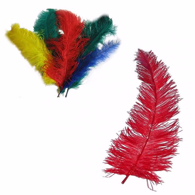 Straußenfeder rot 35-40 cm Kostüm-Zubehör Fasching Karneval Mottoparty Bastelbedarf DIY Straußenfeder rot 35-40 cm Kostüm-Zubehör Fasching Karneval Mottoparty Bastelbedarf DIY