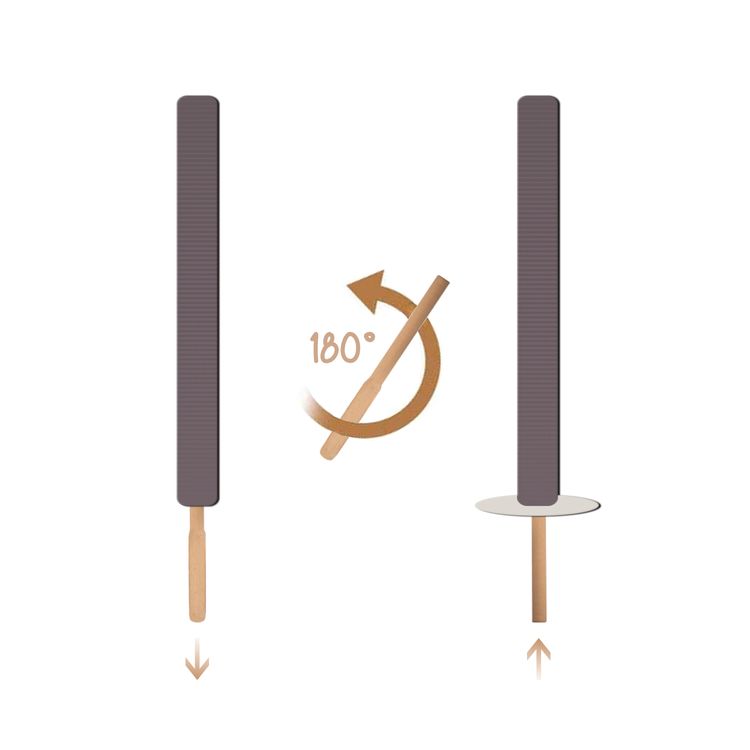 Fackel 70 Min. Brenndauer 40cm Wachsfackel hohe Qualität Wachsfackel 70 Min. Brenndauer Fackel 40 cm lang Wanderung Fackelumzug Tuchfackel Fackelwanderung Gartenfeuer Party Deko